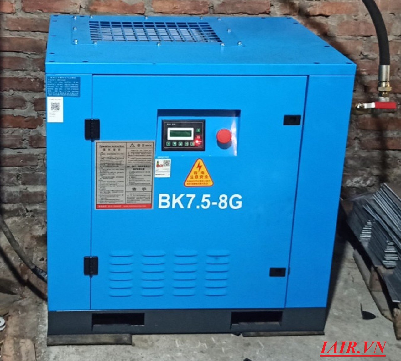 máy nén khí trục vít kaishan 7.5kw