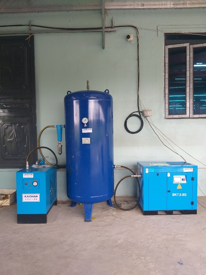 ban may nen khi truc vit kaishan 7 5kw tai dong hung thai binh wawo