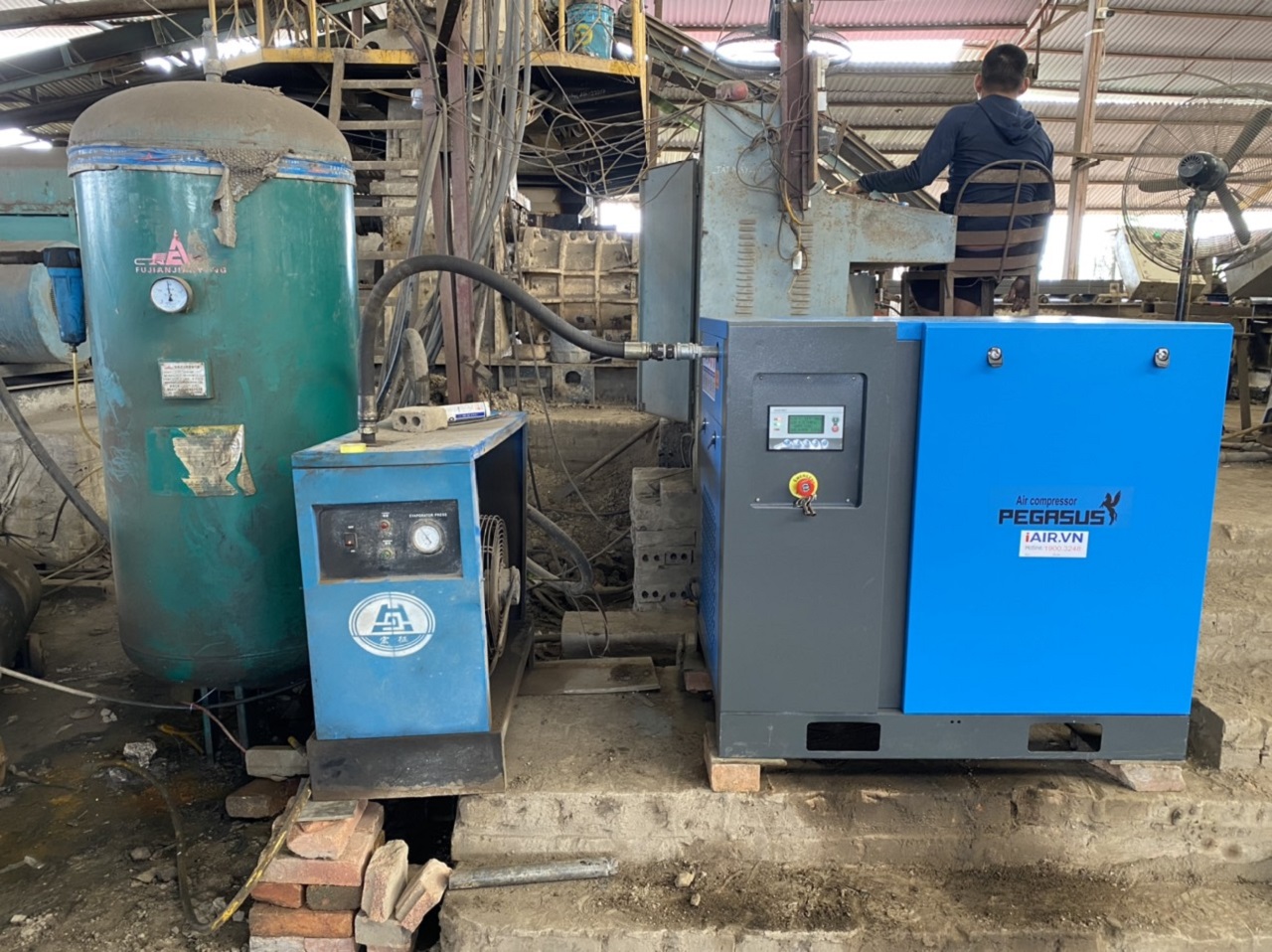 ban may nen khi truc vit pegasus 15kw tai vinh phuc Y5T7